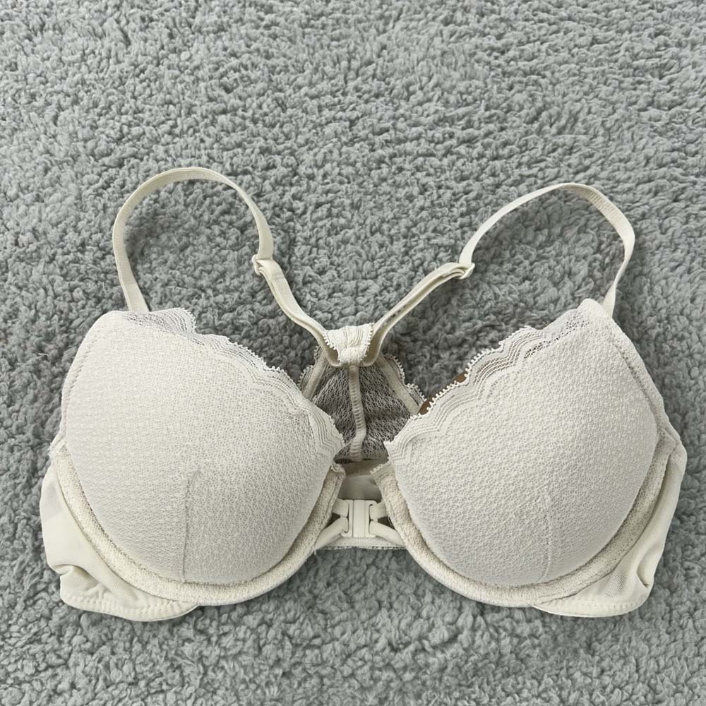 Auden Bra 32B Demi Lighly Lined Demi Coverage Racerback Bra